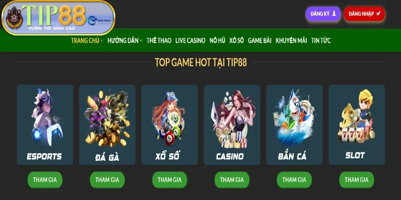 Giới thiệu Tip88 - Khám phá kho game phong phú